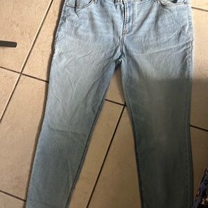 Old Navy Blue Ankle Cropped Jeans